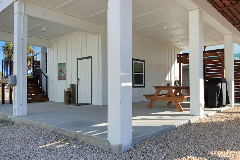 Covered Space Under House