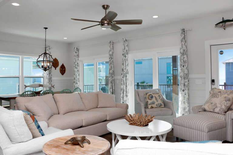 Living Room and Dining Area