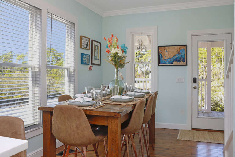 Dining Area and Main Entrance