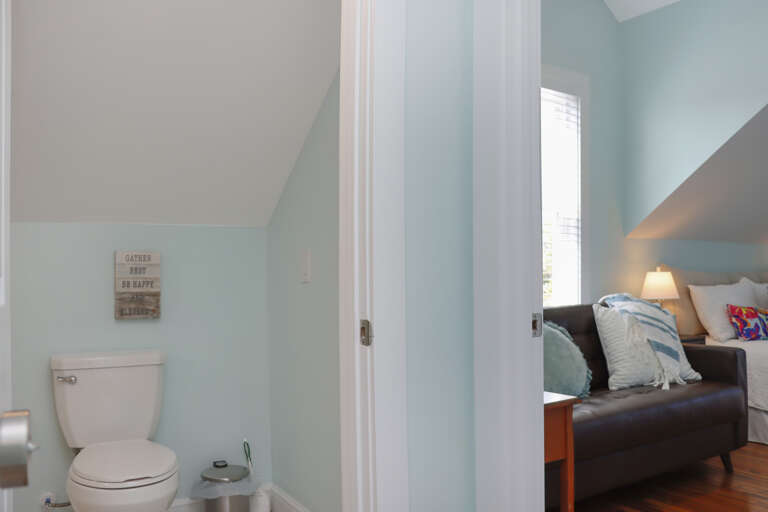 Upstairs Full Bathroom and Bedroom 2
