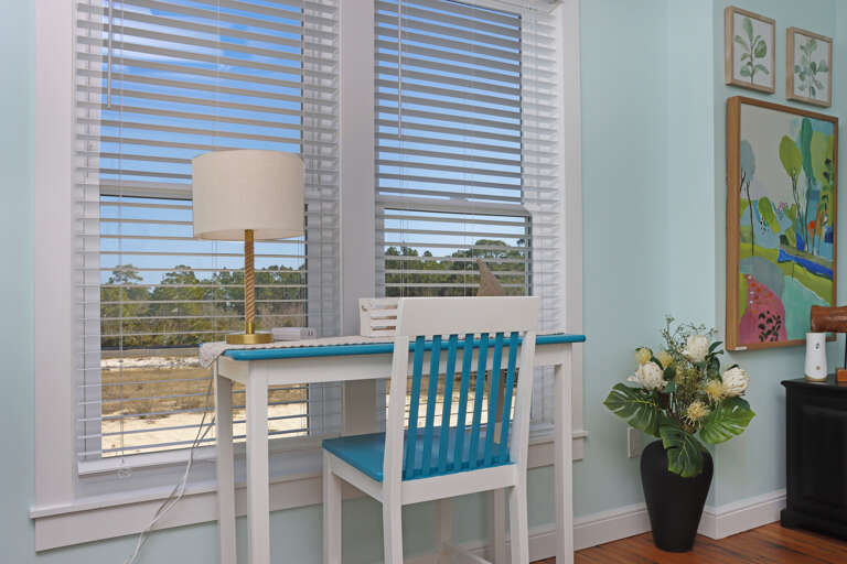 Small Workspace in Living Room