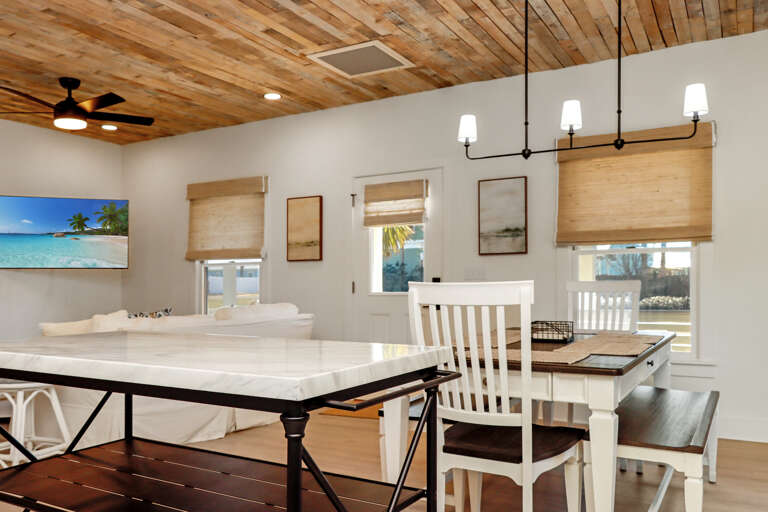 Kitchen, Dining and Living Room