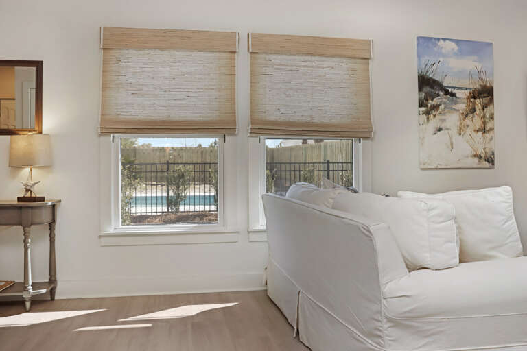 Living Room with View of Pool