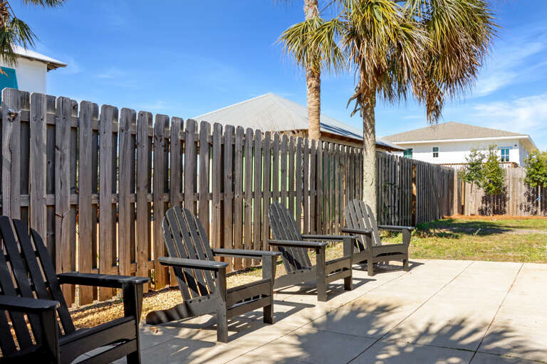 Side Patio off Dining Area