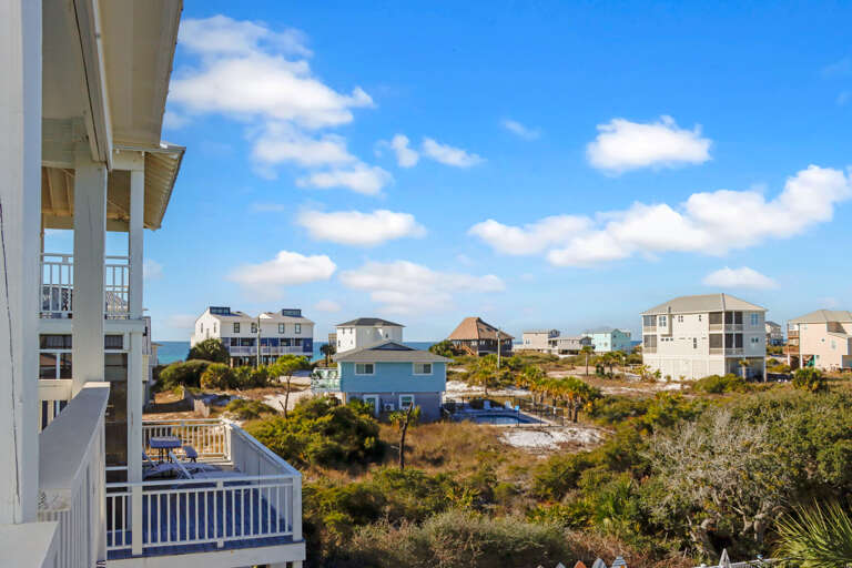 Beach View from Top Floor Deck