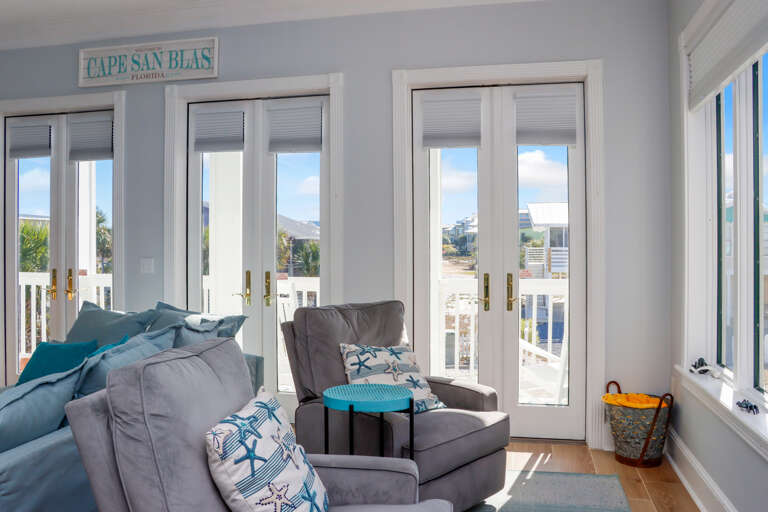 Sitting Area to Enjoy the Beach Views