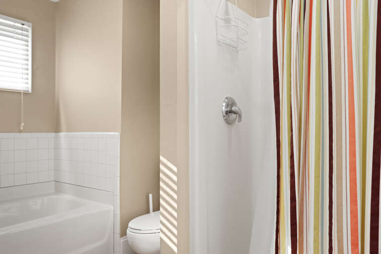 Bedroom 2 - Master Bathroom Shower and Tub