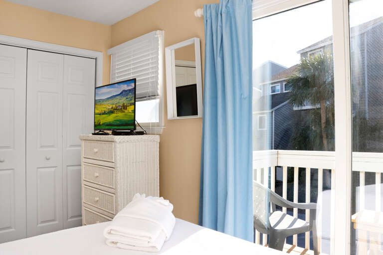Bedroom 1 - View onto Deck
