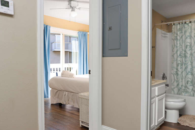 Bedroom 1 and Full Bathroom