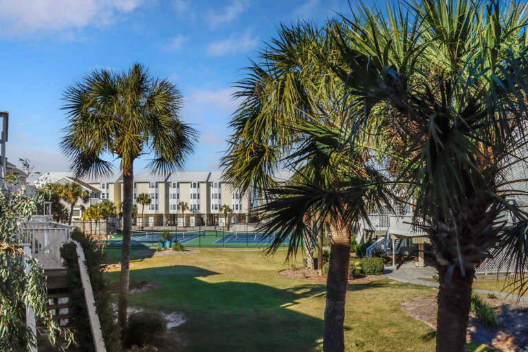Main Floor Deck - View of Tennis Courts