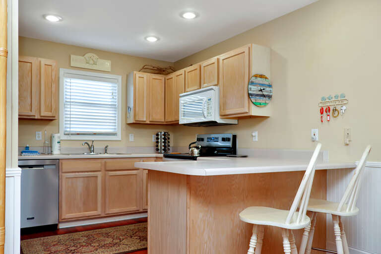 Kitchen with Bar Seating