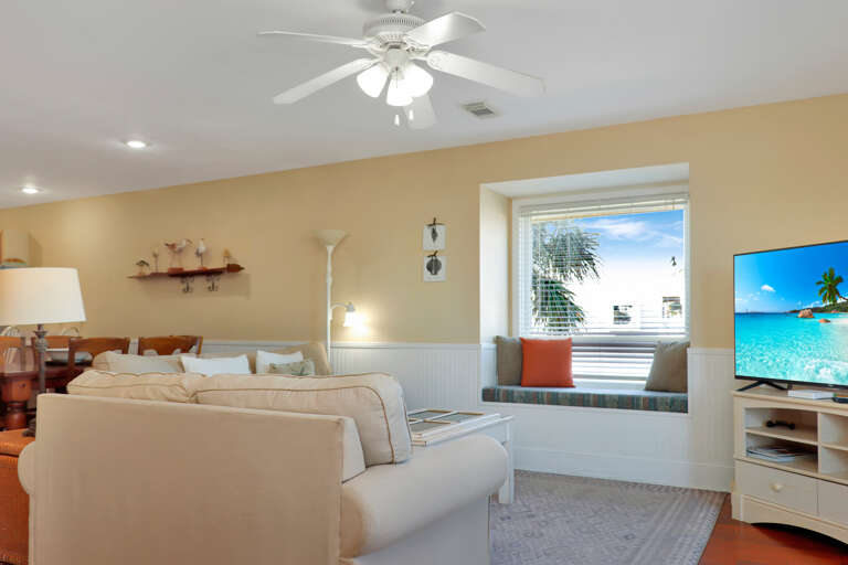 Living Room with Window Seat
