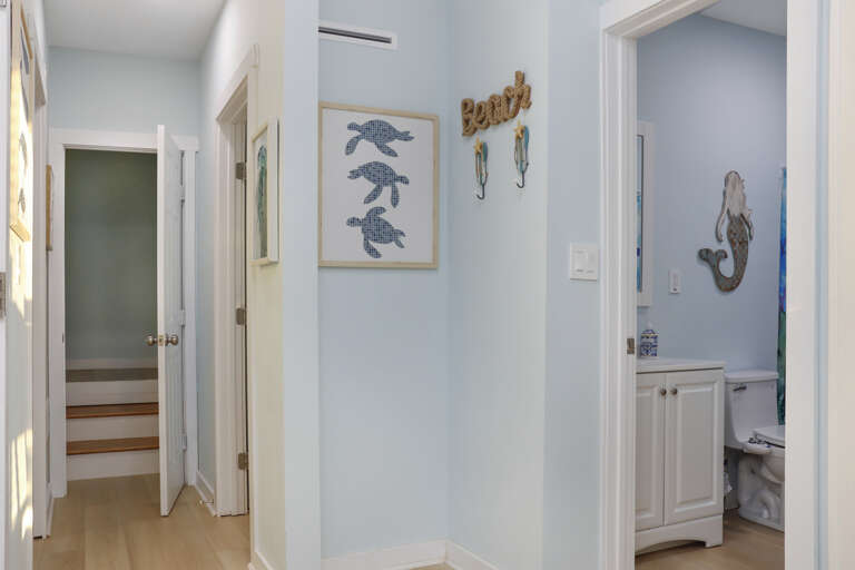 First Floor with Bedrooms and Full Bathroom