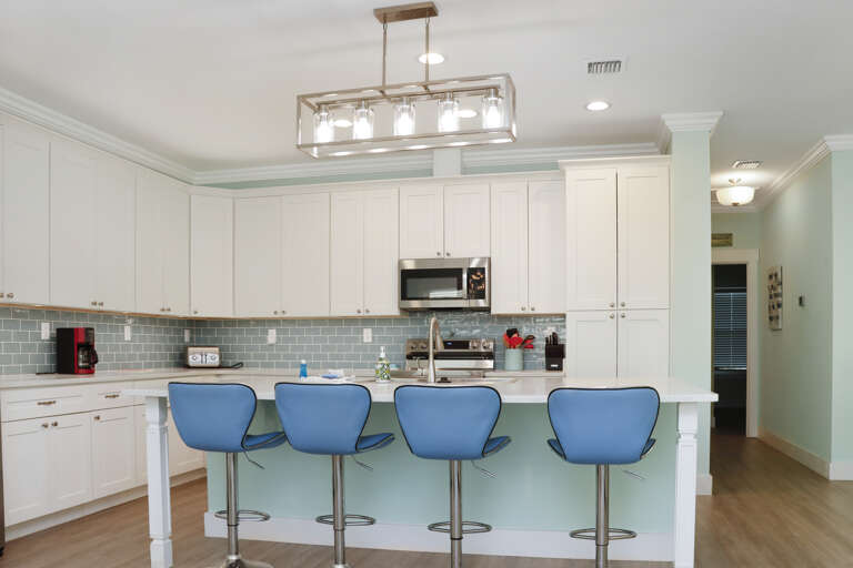 Kitchen with Bar Seating