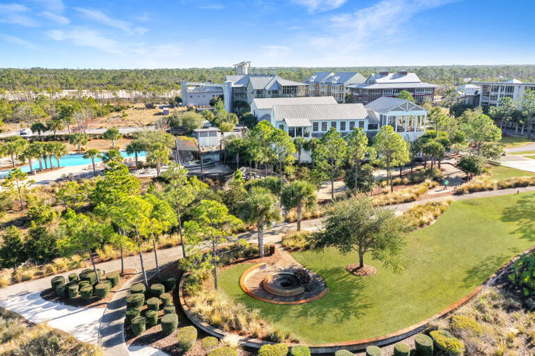 Community Fire Pit, Pool & Town Center