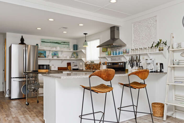 Kitchen with Bar Seating