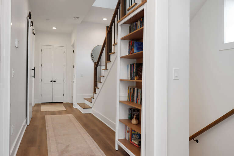 Book Shelf Library in Hallway