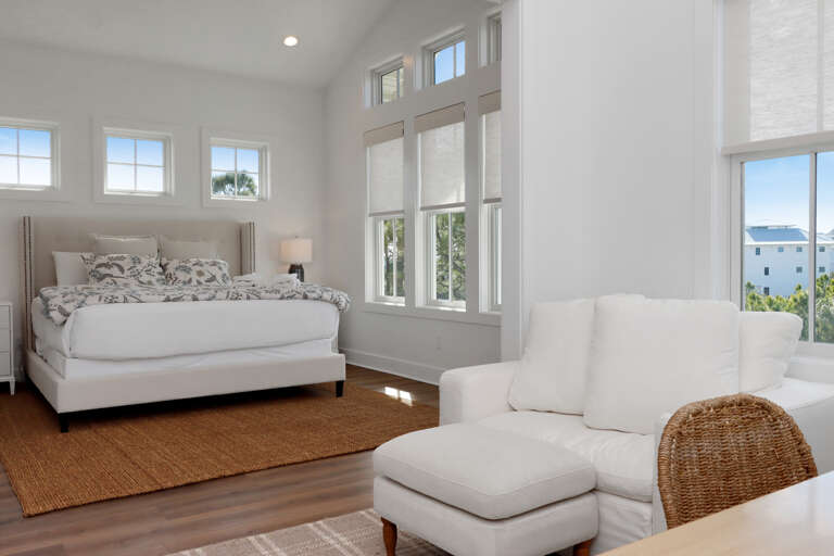 Bedroom 4 with Sitting Area and Workspace