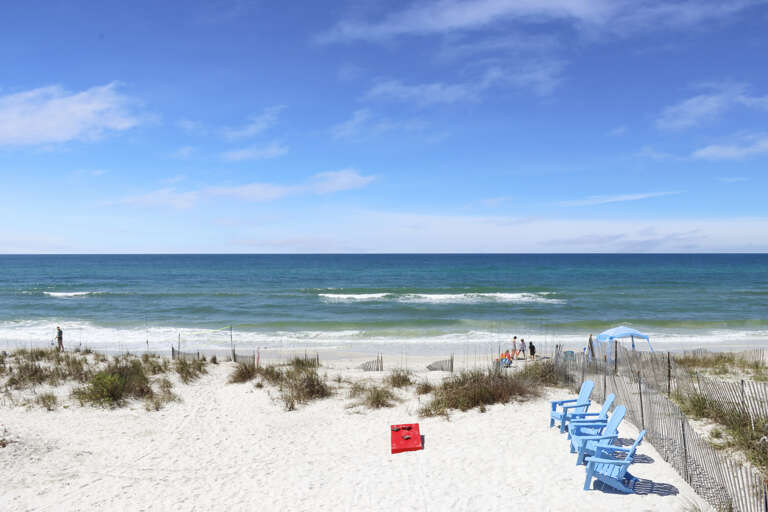 Beach Front Deck View