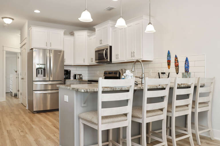 Kitchen with Bar Seating