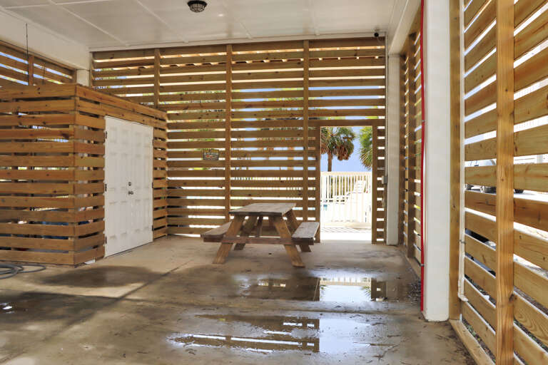 PIcnic Area Under House