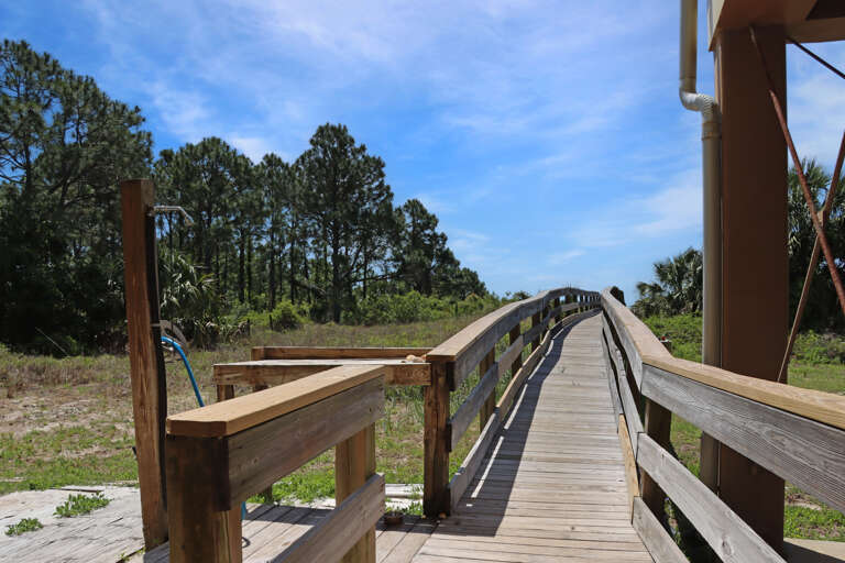 Community Boardwalk to Beach with Outdoor Shower