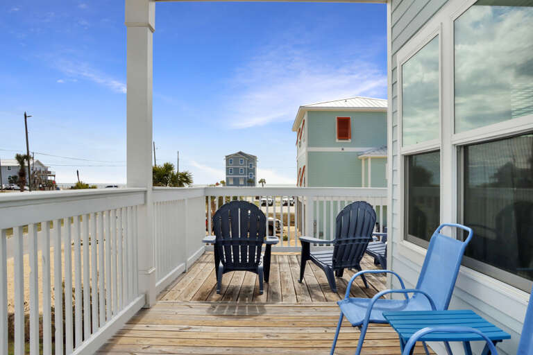 Covered Roadside Deck