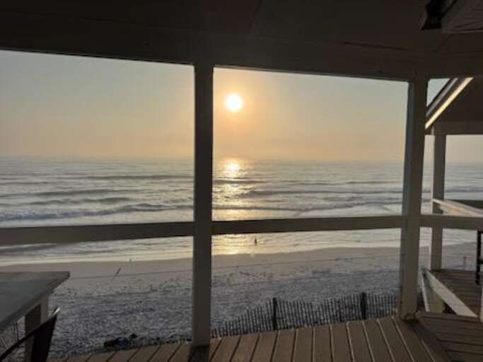 Beach View From House