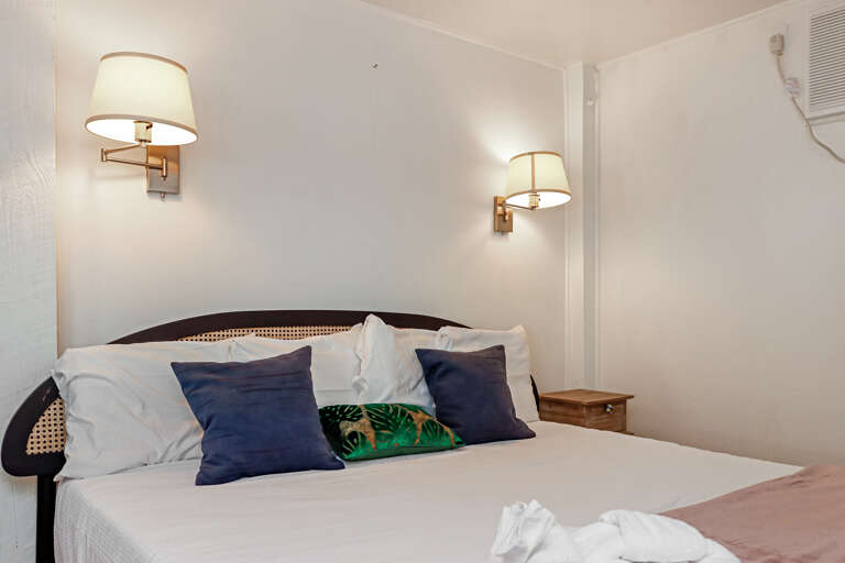 King bed in the Mother-In-Law suite