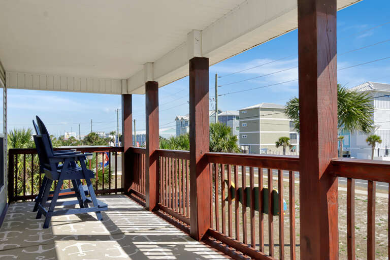 Covered Beach View Deck