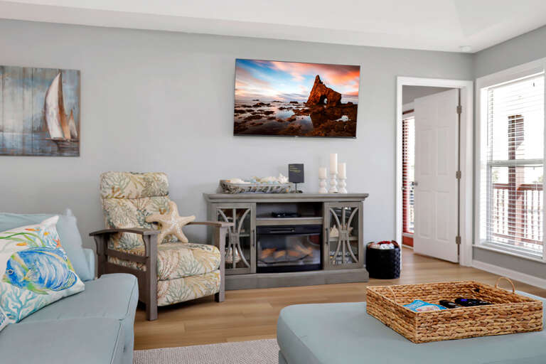 Living Room and Master Bedroom