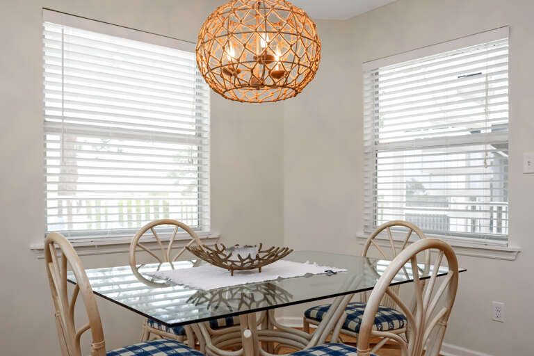 Dining Area with View onto Deck