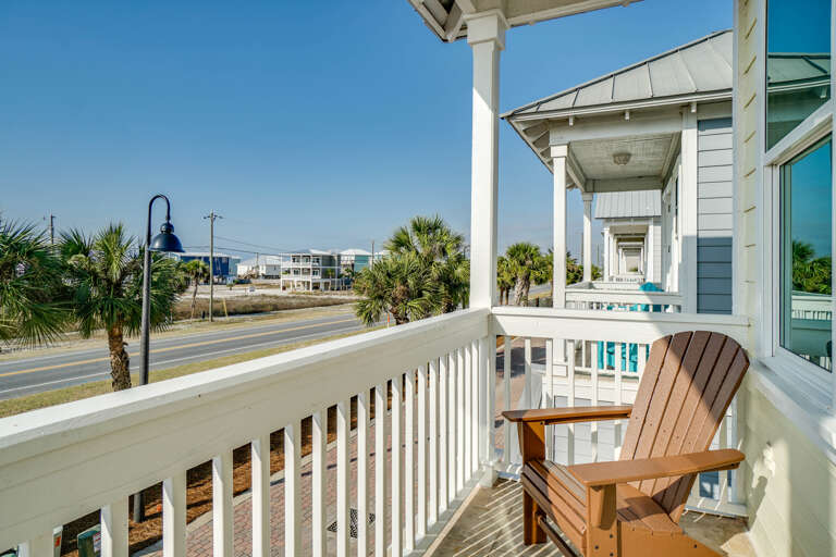 Looking out on Hwy 98