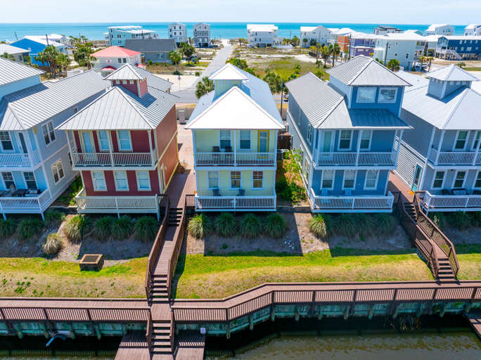 Aerial Canal Side