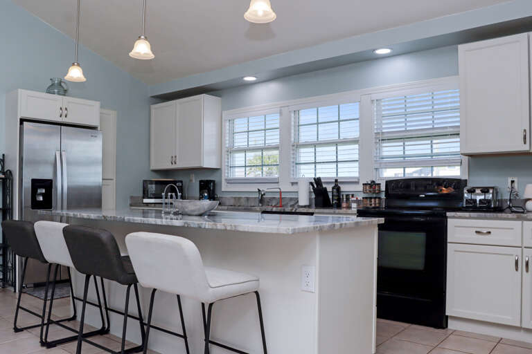 Kitchen with Bar Seating