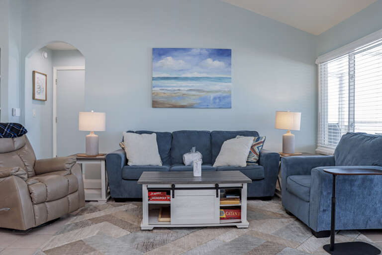 Living Room with Sleeper Sofa
