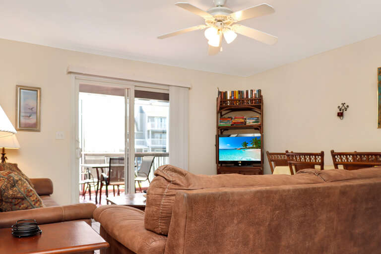 Living Room View onto Deck