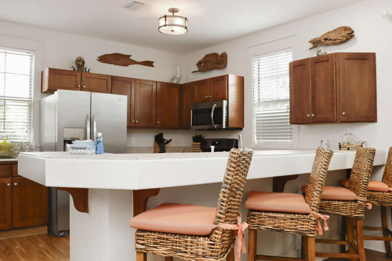 Kitchen with Bar Seating