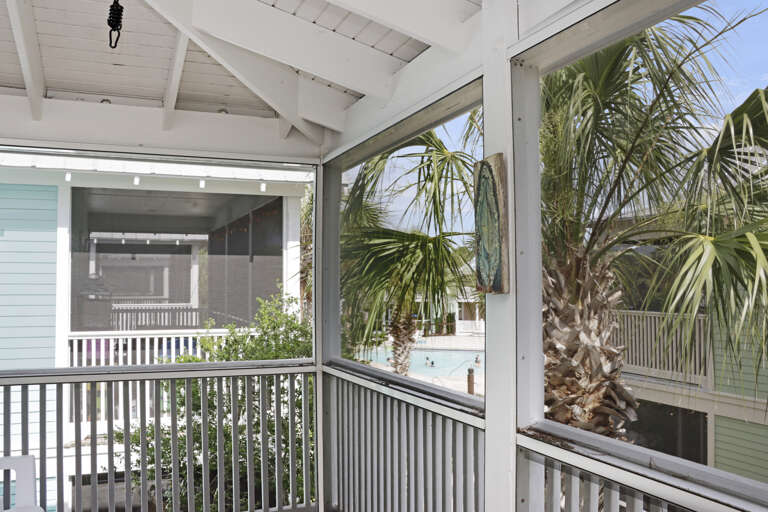 View of Community Pool from Screened Deck
