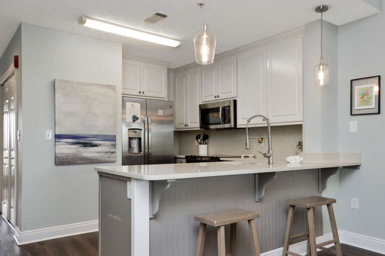 Kitchen with Bar Seating