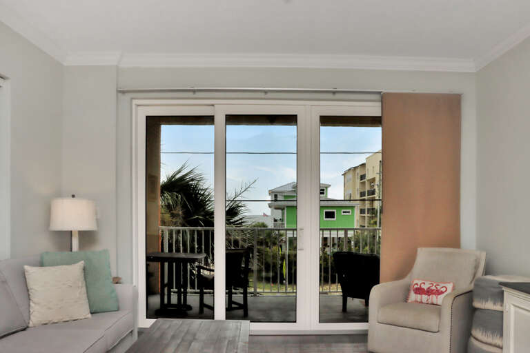 Living Room View onto Deck