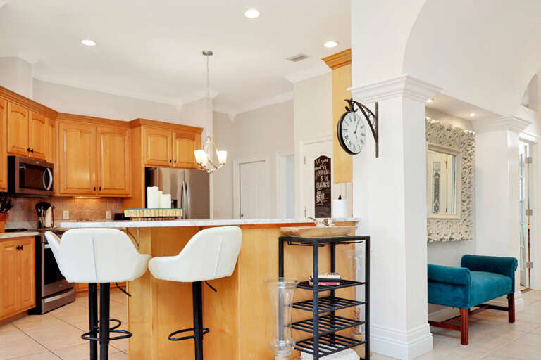 Kitchen and Foyer
