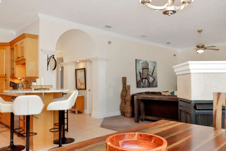 Dining Area, Kitchen and Living Room