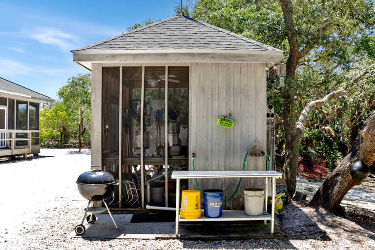 Outhouse Grilling Area