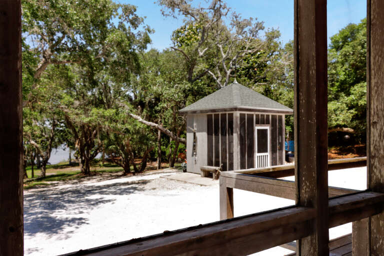 Screened Back Porch View