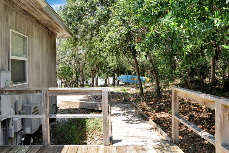 Bedroom 2 - Sun Deck Walkway to Backyard