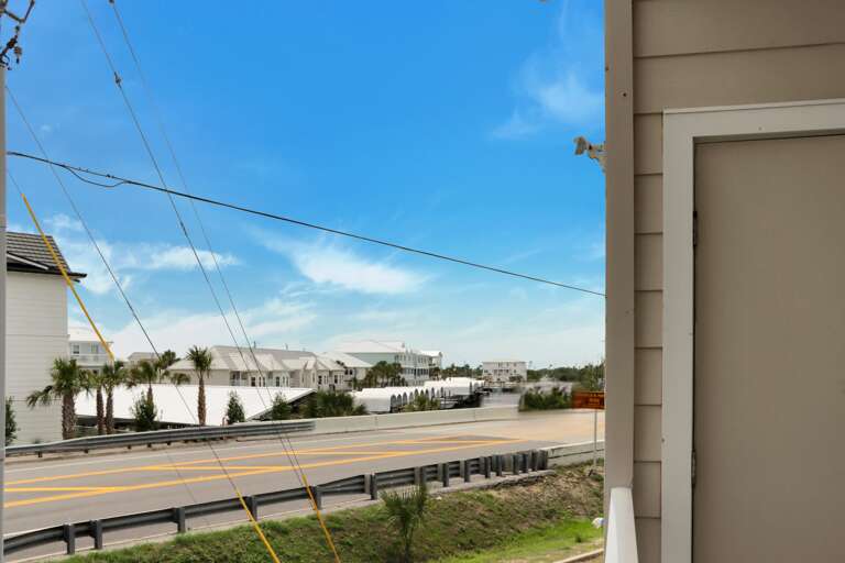 View of Mexico Beach Canal from Deck