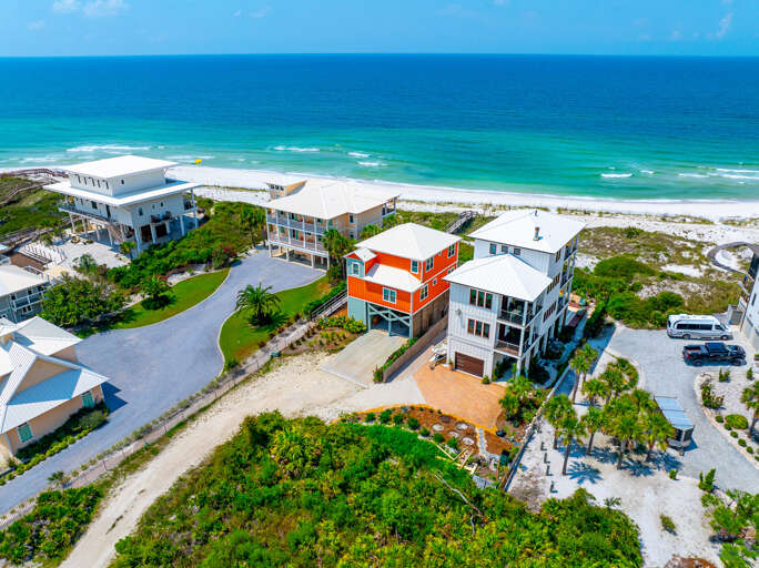 Looking Towards The Beach
