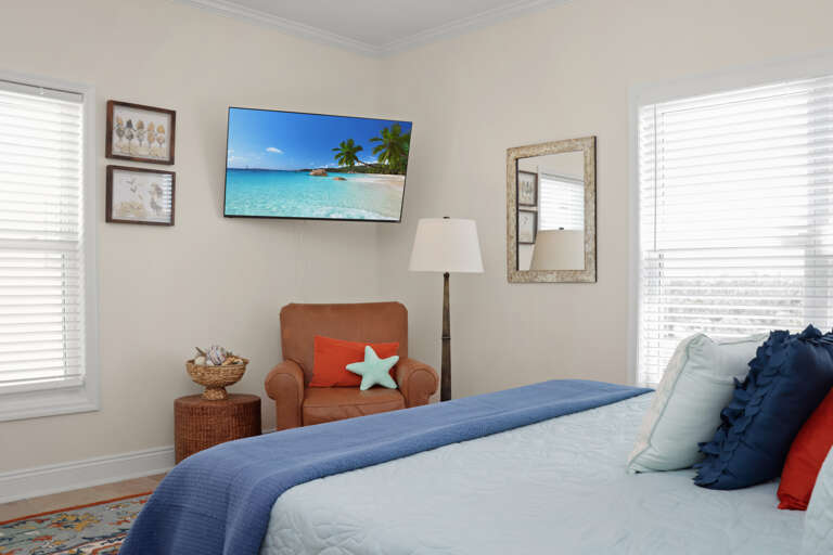 Bedroom 1 with TV