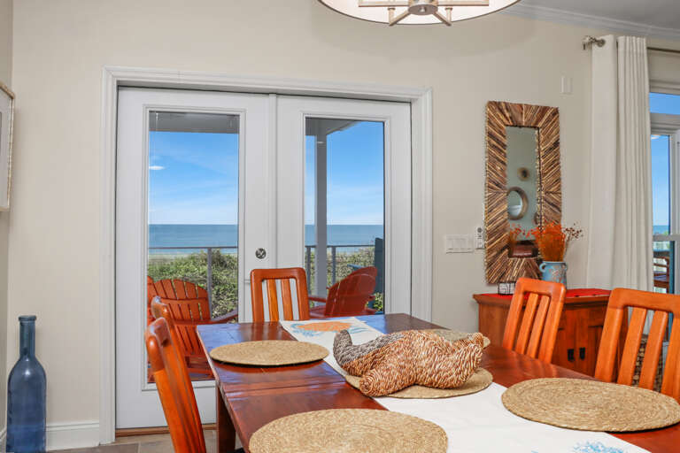 Beach Front Dining View